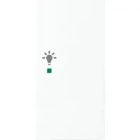 Busch-Jaeger bedieningswip rechts symbool licht tbv bedieningselement flex 2-voudig Future Linear studiowit mat (6231-22-884)