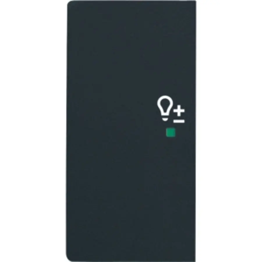 Busch-Jaeger bedieningswip links symbool dimmer tbv bedieningselement flex 2-voudig Future Linear zwart mat (6234-21-885)