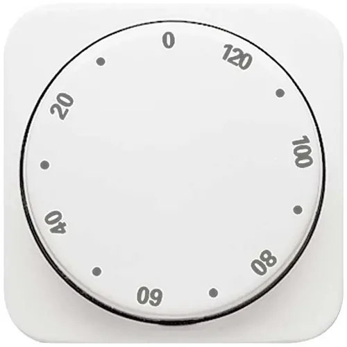 Busch-Jaeger draaiknop tijdschakelaar 120 min Reflex SI (1771-214-102)