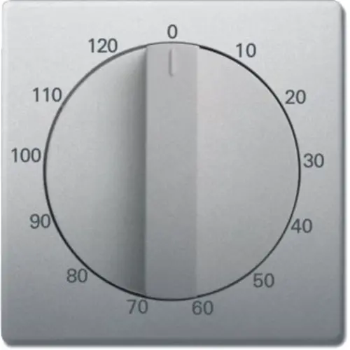 Busch-Jaeger draaigreep tijdschakelaar 120 min Future Linear Pure Stainless Steel (1771-866-103)