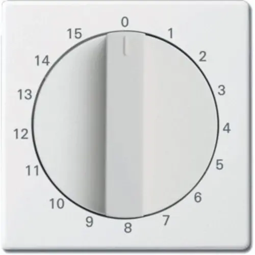 Busch-Jaeger draaigreep tijdschakelaar 15 min Future Linear studiowit mat (1770-884-103)