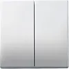 Busch-Jaeger bedieningsknop voor Friend of Hue schakelaar Pure Stainless Steel (6736 FOH-866)