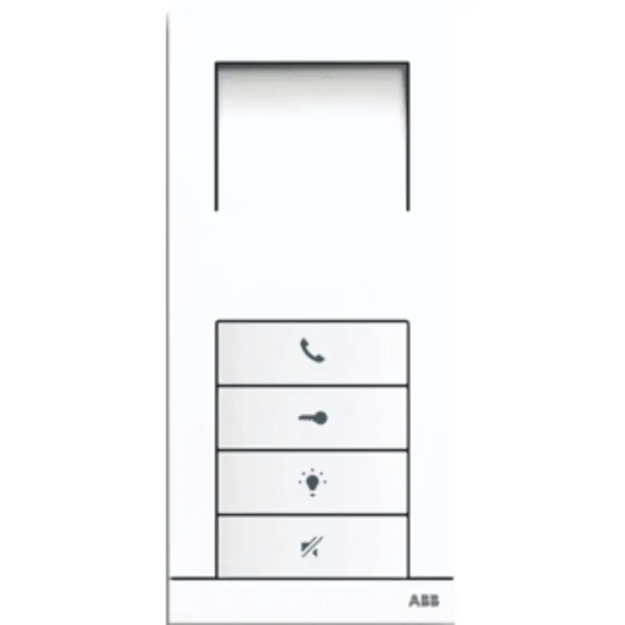 Busch-Jaeger aud hf binpost 4drukknp wit (83210 AP-624-500-02)