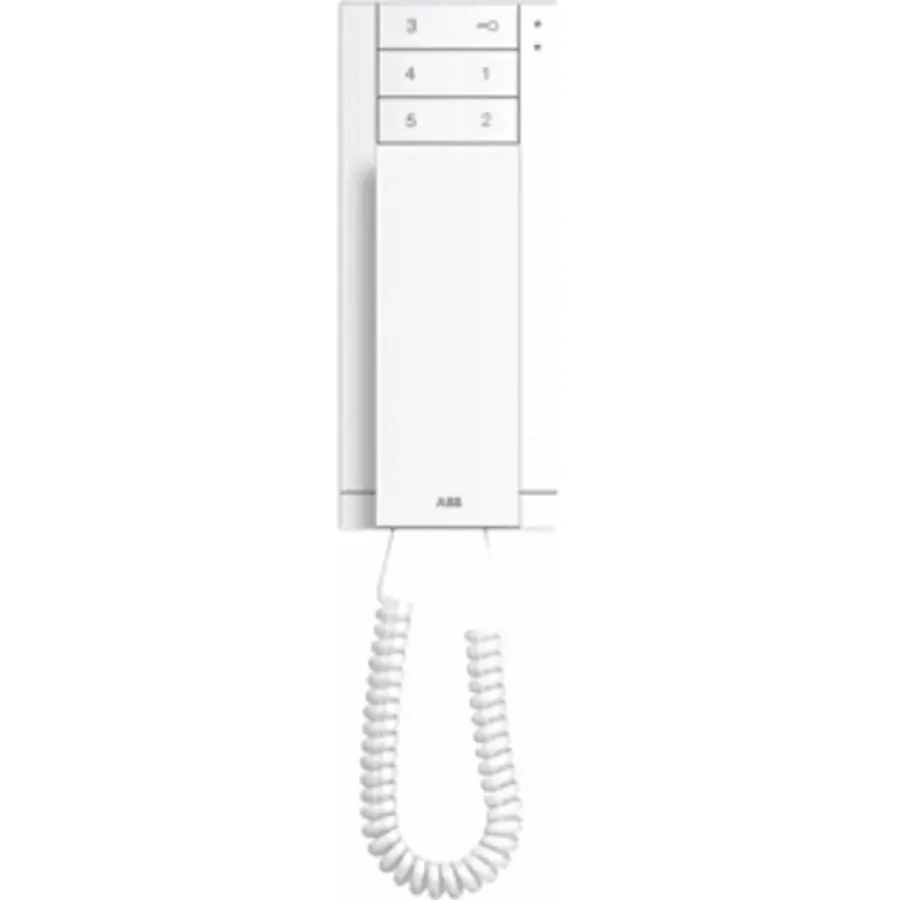 Busch-Jaeger aud hndset binpost 6knp wit (M22001-W-02)