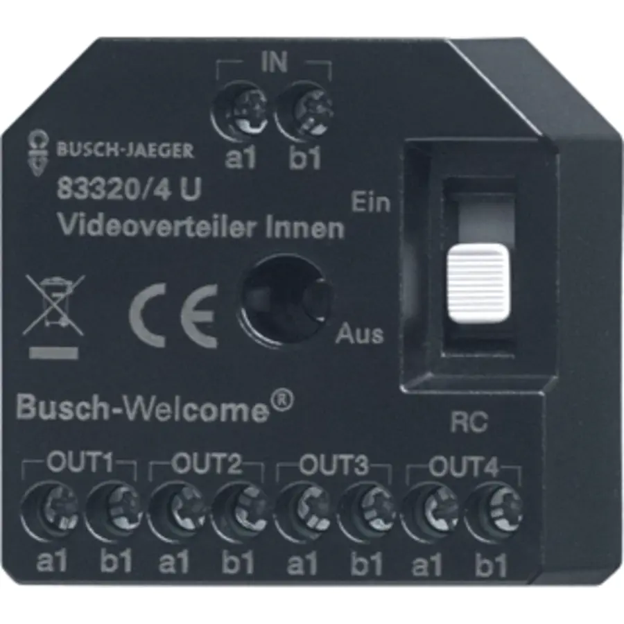 Busch-Jaeger wlcm akt videoverdlr 4kan (83320/4 U)