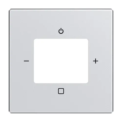 Busch-Jaeger centraalplaat tbv digitale radio Future Linear aluzilver mat (8252-83-101)