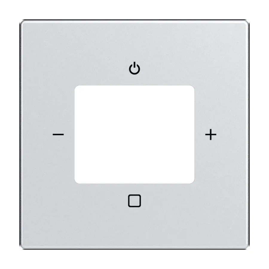 Busch-Jaeger centraalplaat tbv digitale radio Future Linear aluzilver mat (8252-83-101)