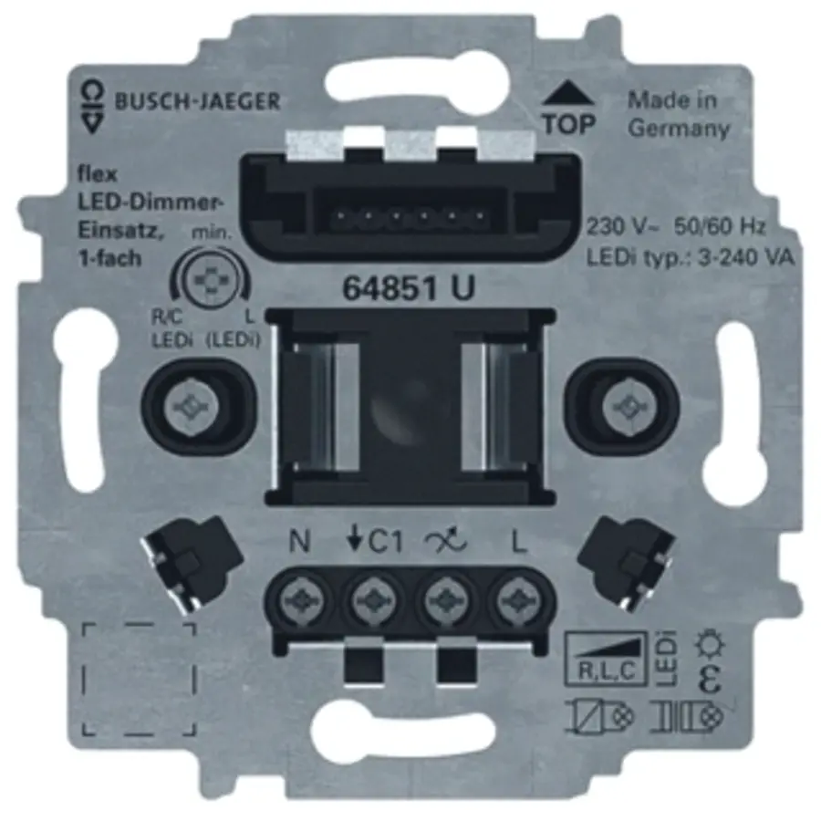 Busch-Jaeger LED-dimmersokkel flex 1-voudig (64851 U)