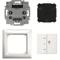 Busch-Jaeger jaloeziesokkel flex 1-voudig complete set met bedieningselement draadloos Balance SI wit glans (62731/UJ-914-WL)