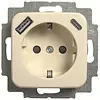 Busch-Jaeger wandcontactdoos randaarde met USB type A en C Standaard SI (20 EUCB2USBAC-212) Busch-Jaeger wandcontactdoos randaarde met USB type A en C Standaard SI (20 EUCB2USBAC-212)
