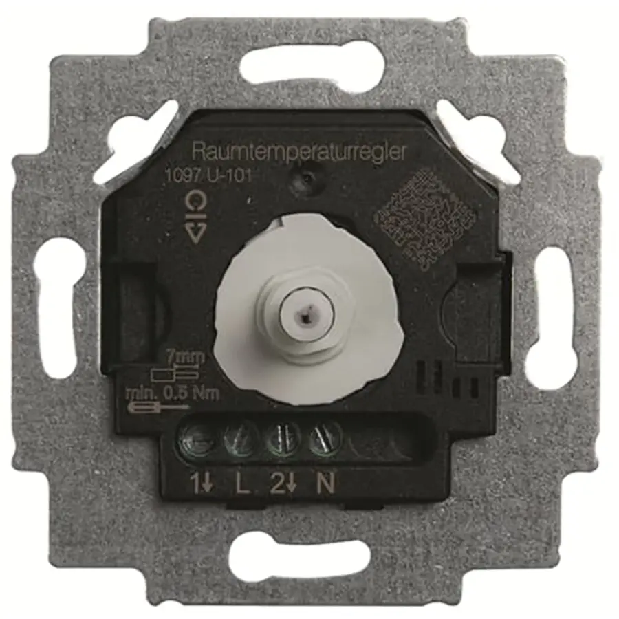 Busch-Jaeger elektronische kamerthermostaat maakcontact met externe ingang 230V (1094 U-101)