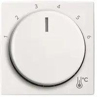 Busch-Jaeger draaiknop kamerthermostaat 1094/1097U Balance SI wit glans (1794 R-914)