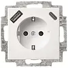 Busch-Jaeger wandcontactdoos randaarde kindveilig met USB type A en C Balance SI wit glans (20 EUCB2USBAC-914) Busch-Jaeger wandcontactdoos randaarde kindveilig met USB type A en C Balance SI wit glans (20 EUCB2USBAC-914)