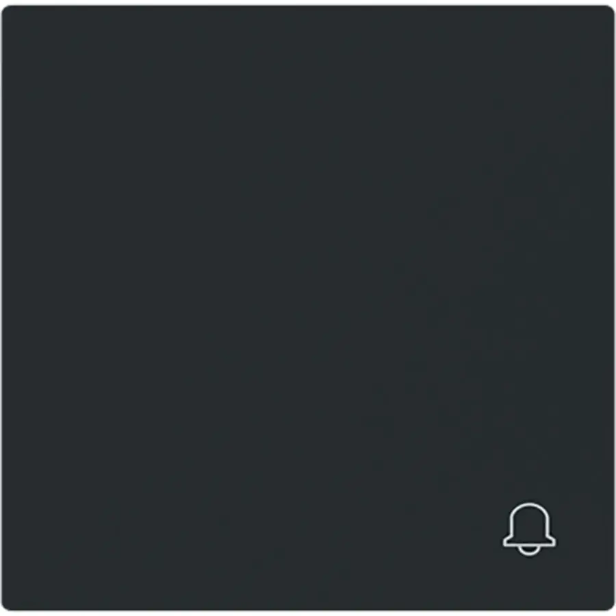 Busch-Jaeger schakelwip symbool bel Art Linear zwart mat (2520 KI-45M)