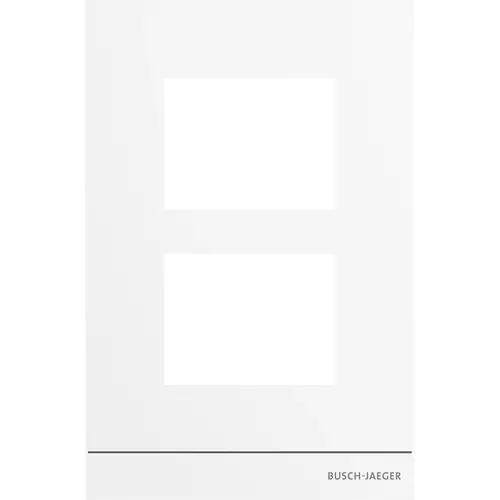 Busch-Jaeger busch welcome raam wit 2v (41392CF-W-03) Busch-Jaeger busch welcome raam wit 2v (41392CF-W-03)