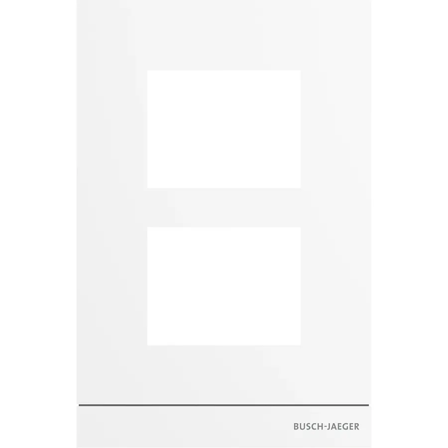 Busch-Jaeger busch welcome raam wit 2v (41392CF-W-03)