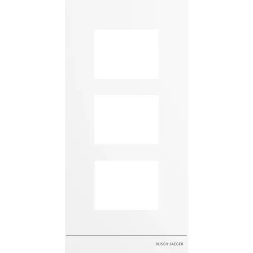 Busch-Jaeger busch welcome raam wit 3v (41393CF-W-03) Busch-Jaeger busch welcome raam wit 3v (41393CF-W-03)
