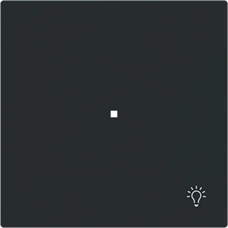 Busch-Jaeger bedieningswip 1-voudig met symbool licht Art Linear zwart mat (6231-10-45M)