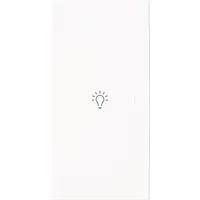 Busch-Jaeger bedieningswip links symbool licht tbv bedieningselement flex 2-voudig Art Linear studiowit glans (6231-21-44G)