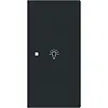 Busch-Jaeger bedieningswip rechts symbool licht tbv bedieningselement flex 2-voudig Art Linear zwart mat (6231-22-45M)