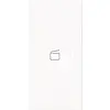 Busch-Jaeger bedieningswip links symbool scene tbv bedieningselement flex 2-voudig Art Linear studiowit glans (6233-21-44G)