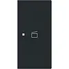 Busch-Jaeger bedieningswip rechts symbool scene tbv bedieningselement flex 2-voudig Art Linear zwart mat (6233-22-45M)