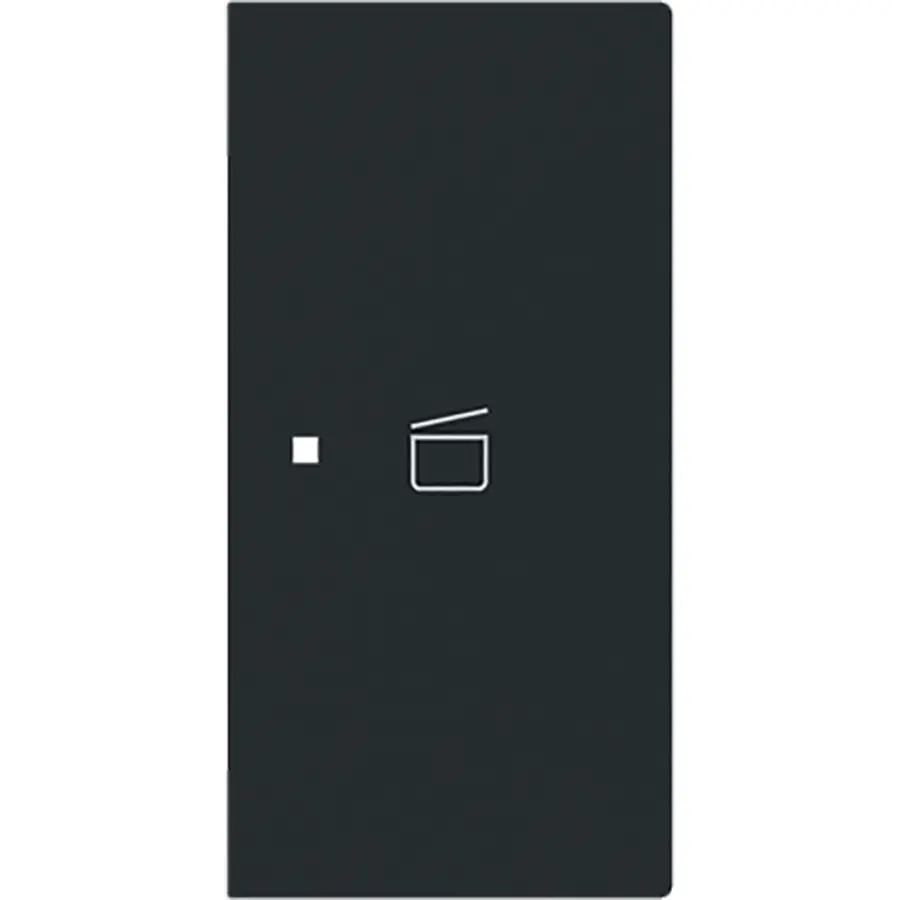 Busch-Jaeger bedieningswip rechts symbool scene tbv bedieningselement flex 2-voudig Art Linear zwart mat (6233-22-45M)