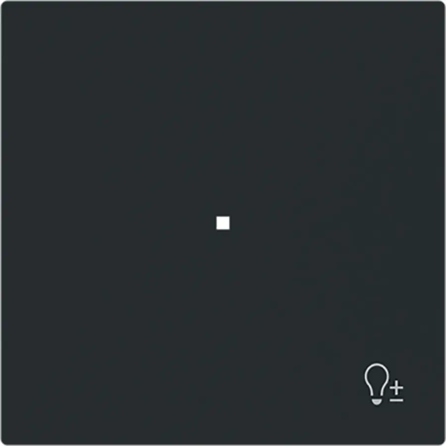 Busch-Jaeger bedieningswip 1-voudig met symbool dimmer tbv bedieningselement flex Art Linear zwart mat (6234-10-45M)