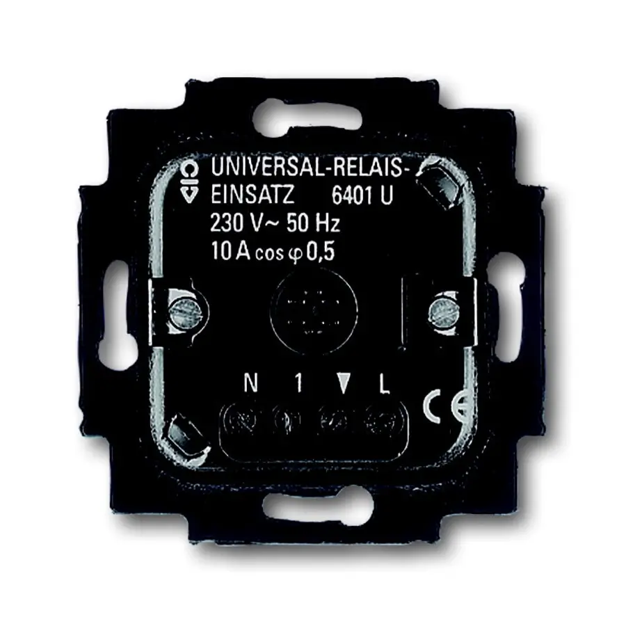Busch-Jaeger relaissokkel 230V 10A (6401 U-102)