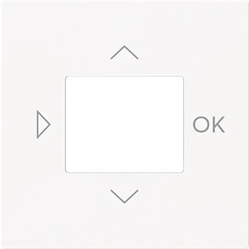 Busch-Jaeger centraalplaat timer/CO2/thermostaat Art Linear studiowit mat (6435-44M) Busch-Jaeger centraalplaat timer/CO2/thermostaat Art Linear studiowit mat (6435-44M)