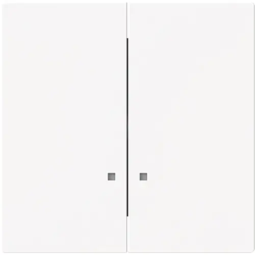 Busch-Jaeger schakelwip 2-voudig controlevenster Art Linear studiowit mat (1785 K-44M)