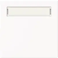 Busch-Jaeger schakelwip met tekstkader Art Linear studiowit mat (1764 N-44M)