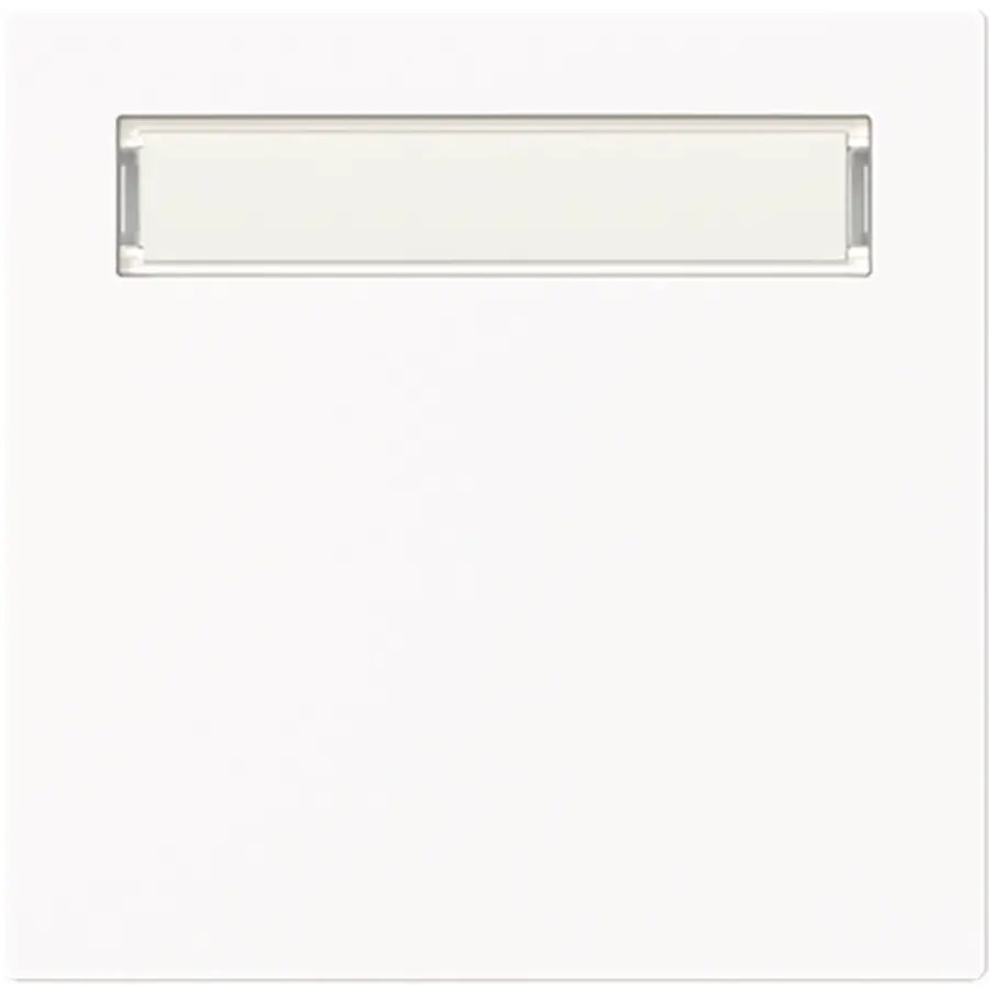 Busch-Jaeger schakelwip met tekstkader Art Linear studiowit mat (1764 N-44M)