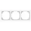 Busch-Jaeger afdekraam 3-voudig Art Linear studiowit mat (1723-44M)