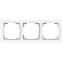 Busch-Jaeger afdekraam 3-voudig Art Linear studiowit mat (1723-44M)