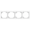 Busch-Jaeger afdekraam 4-voudig Art Linear studiowit mat (1724-44M)