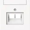 Busch-Jaeger centraalplaat RJ45 wandcontactdoos 2-voudig Art Linear studiowit mat (1803-02-44M)