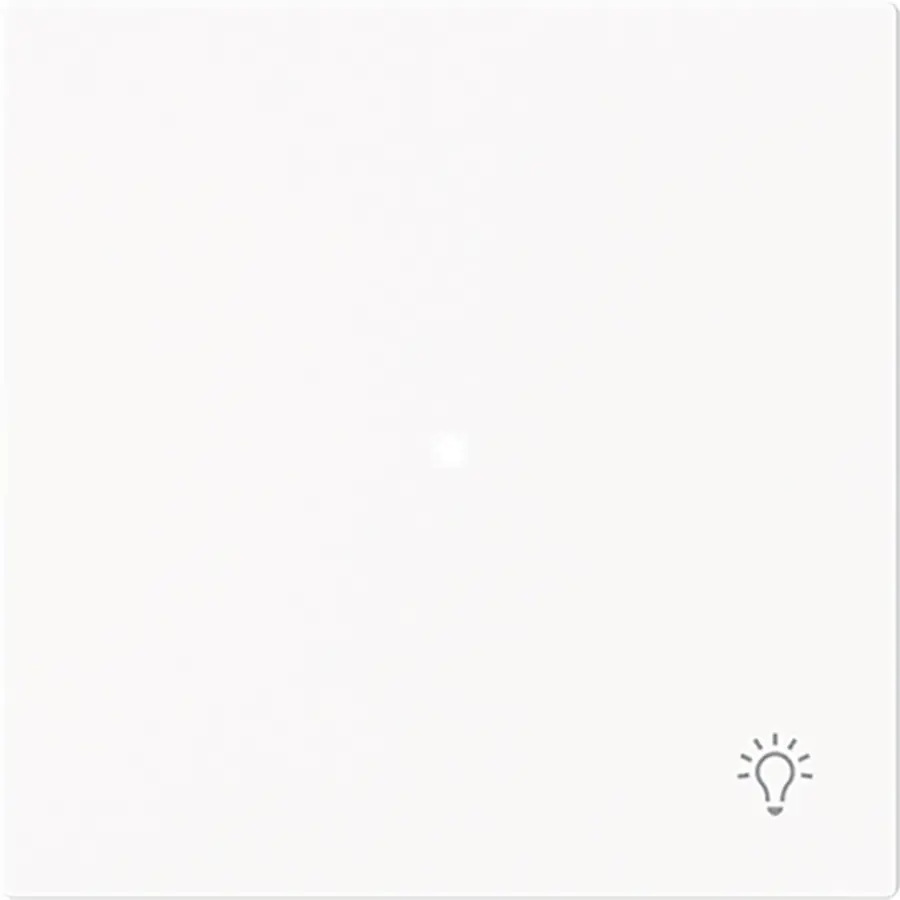 Busch-Jaeger bedieningswip 1-voudig met symbool licht Art Linear studiowit mat (6231-10-44M)