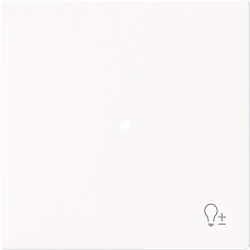 Busch-Jaeger bedieningswip 1-voudig met symbool dimmer tbv bedieningselement flex Art Linear studiowit mat (6234-10-44M)