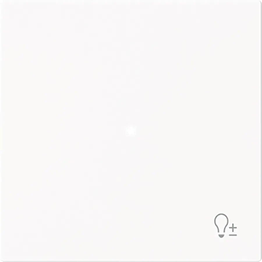 Busch-Jaeger bedieningswip 1-voudig met symbool dimmer tbv bedieningselement flex Art Linear studiowit mat (6234-10-44M)