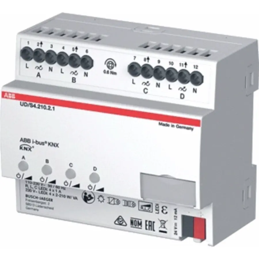 Busch-Jaeger knx led dim 4v 2-210w 230v (UD/S4.210.2.1)