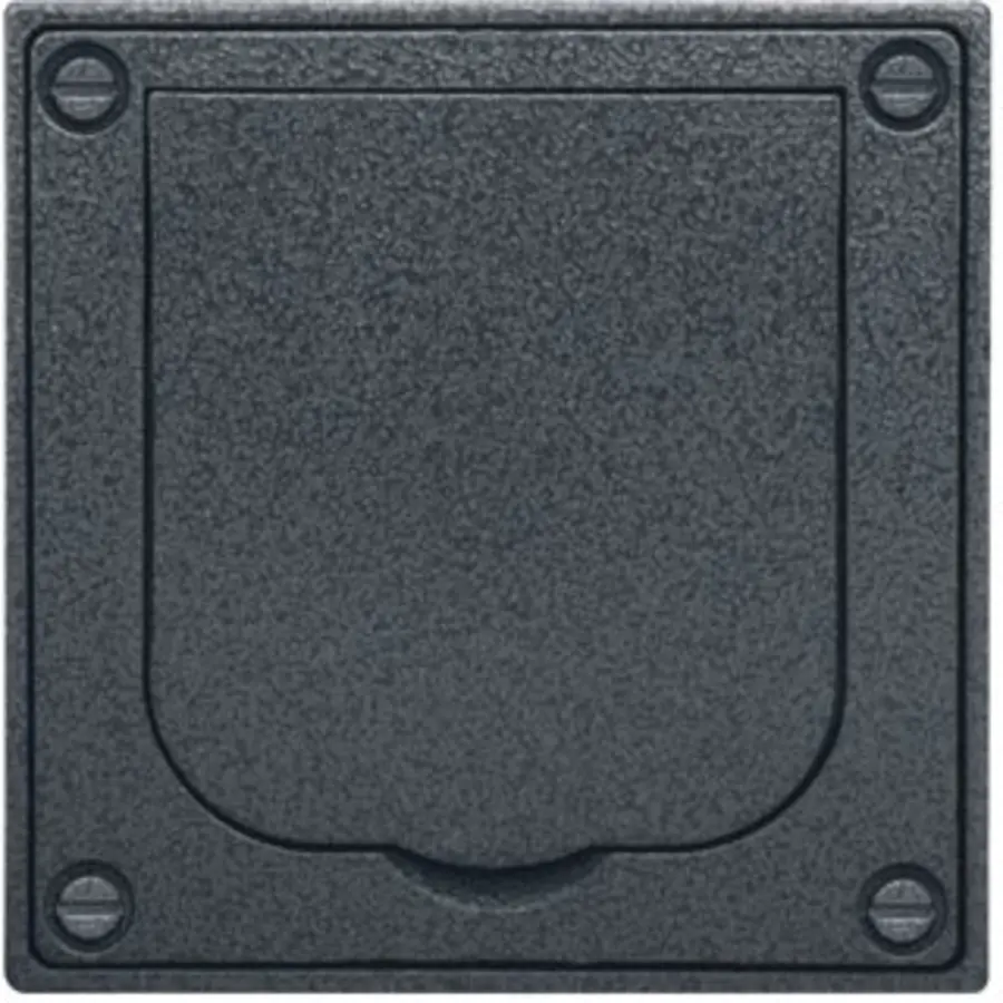 Busch-Jaeger inbouwbehuizing leeg met klapdeksel 86 x 86 x 58 mm voor wandmontage (1705 U-101)