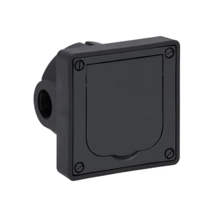 Busch-Jaeger inbouwbehuizing leeg met klapdeksel 86 x 86 x 58 mm voor wandmontage (1705 U-101)