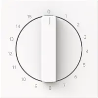 Busch-Jaeger draaigreep tijdschakelaar 15 min Art Linear studiowit mat (1770-44M-103)