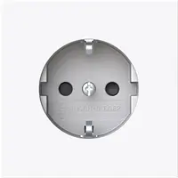 Busch-Jaeger wandcontactdoos randaarde Safety+ vlakke front Art Linear studiowit glans (20 EUCB-F-44G)