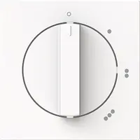 Busch-Jaeger draaiknop driestandenschakelaar met nulstand Art Linear studiowit mat (2542 DR/01-44M)