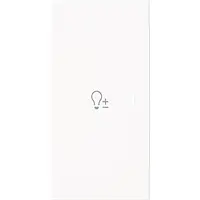 Busch-Jaeger bedieningswip links symbool dimmer tbv bedieningselement flex 2-voudig Art Linear studiowit mat (6234-21-44M)