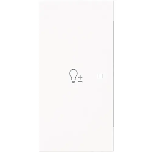 Busch-Jaeger bedieningswip links symbool dimmer tbv bedieningselement flex 2-voudig Art Linear studiowit mat (6234-21-44M)
