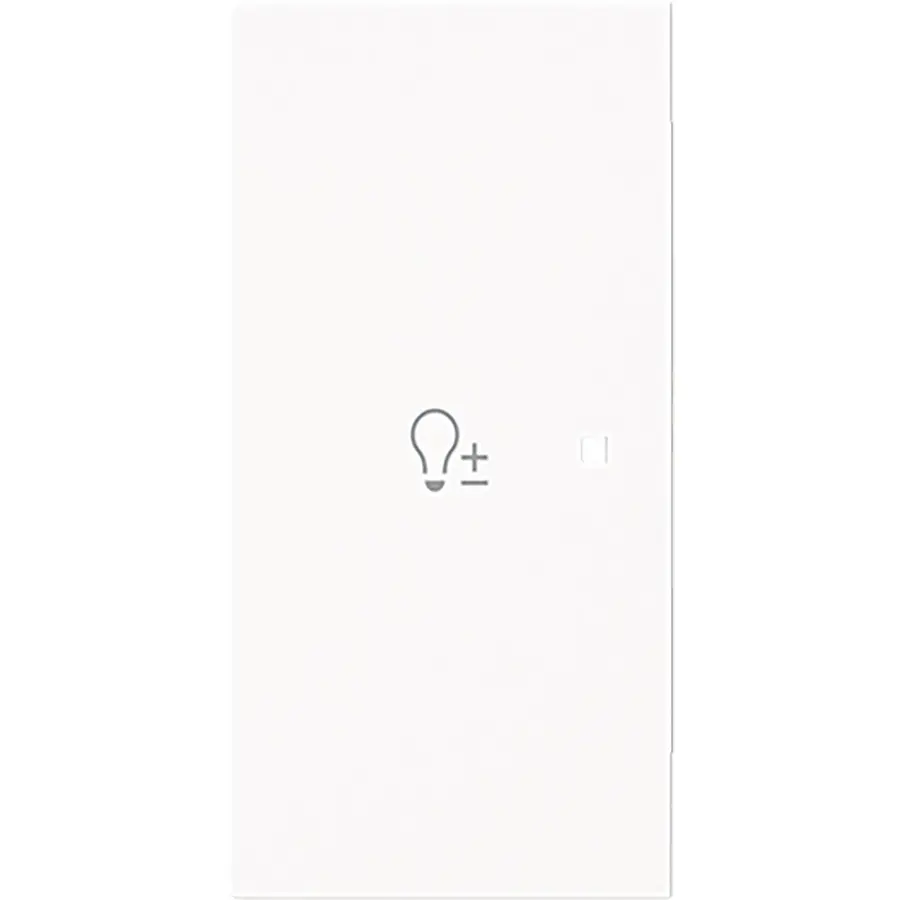Busch-Jaeger bedieningswip links symbool dimmer tbv bedieningselement flex 2-voudig Art Linear studiowit mat (6234-21-44M)