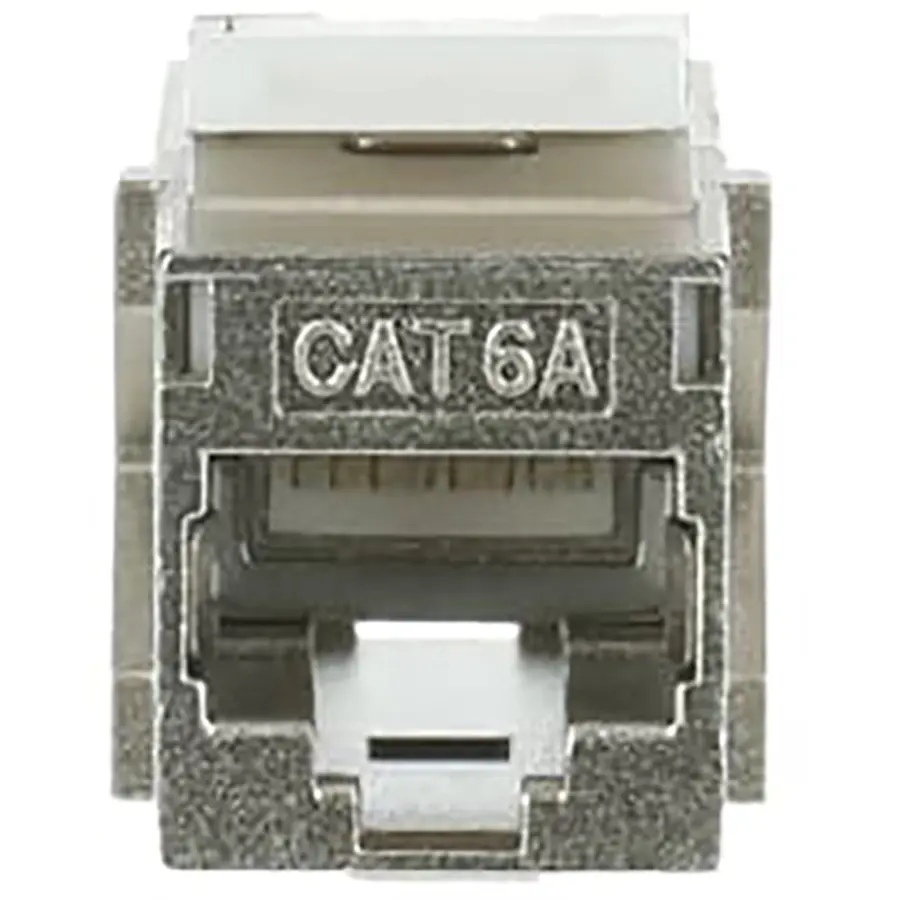 Busch-Jaeger RJ45 modulaire jack-koppelstuk met een hoek van 180 graden voor prefab (0229/06)